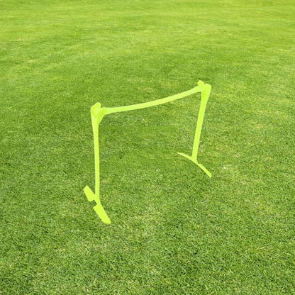 TEHAUX Adjustable Height Soccer Training Hurdle Agility Speed Hurdles Foldable Plastic Football Training Equipment for Athletic Agility Drills