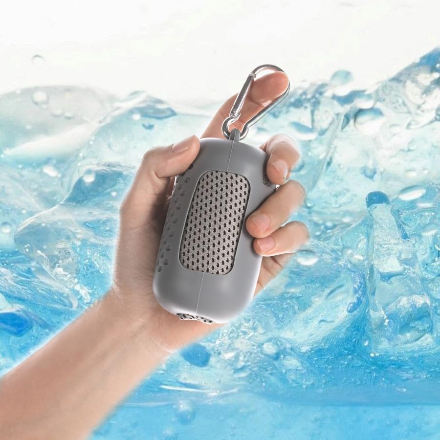 Grey Cooling Towel Quick Dry Microfiber Sports Towel 35"x12" - color: Grey, size: 35"X12"