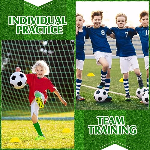 Hanaive Mini Soccer Cones for Agility Drills, 5 Inch - color: Yellow