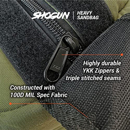 Shogun Sandbags for Working Out – Heavy Duty Workout Sandbag for Weight Training, Cross Training, Strongman, Fitness & Military Use – Adjustable Exercise Sand Bags for Full Body Training