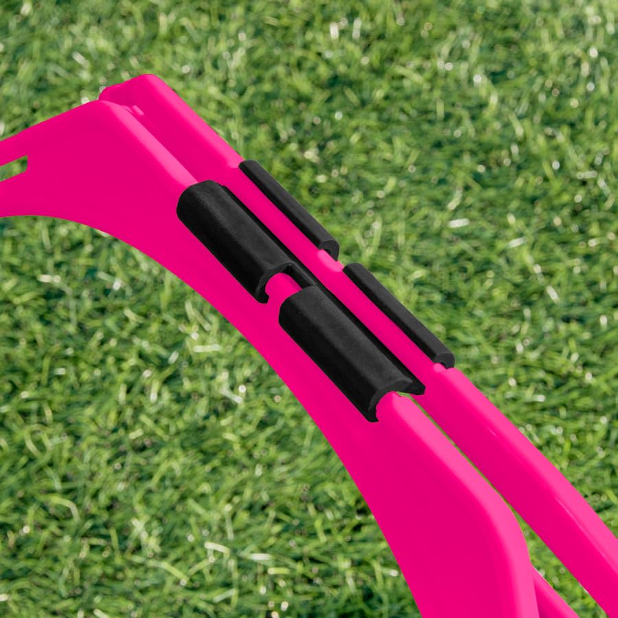 FORZA Agility Training Octa Rings [Pack of 6] | Soccer Training Equipment | Multi-Sport Agility Ring Set | Speed Training Equipment | Sports Equipment - color: Fluro Pink