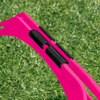 FORZA Agility Training Octa Rings [Pack of 6] | Soccer Training Equipment | Multi-Sport Agility Ring Set | Speed Training Equipment | Sports Equipment - color: Fluro Pink