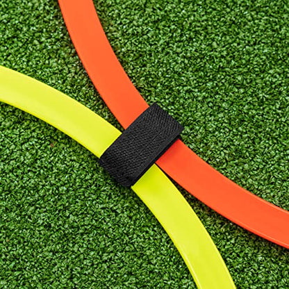 FORZA Agility Rings [12 Pack] | Speed & Agility Training Equipment for Athletes - Available in 10 Colors - color: Pink