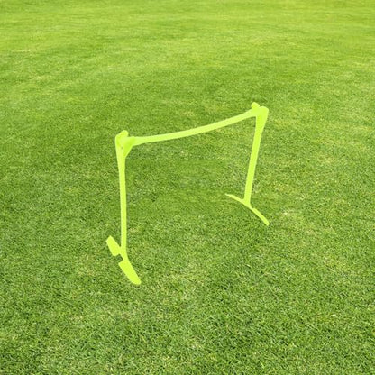 Toddmomy Adjustable Soccer Training Hurdle Football Agility Speed Hurdles Foldable Green Plastic Training Equipment for Athlete Skill and Agility Development