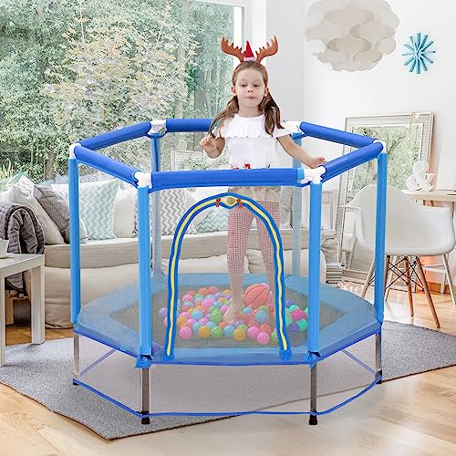Trampoline, Portable Foldable Trampoline in-Home Mini Rebounder with Adjustable Handle, Exercise Trampoline for Adults, 40" Max Load 330lbs