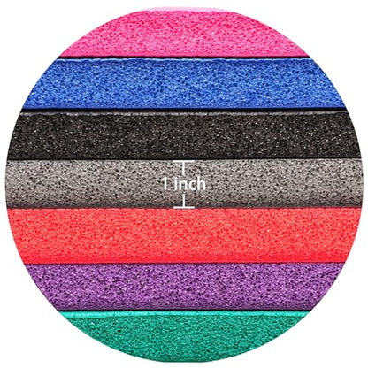 Fitvids 1/2-Inch Extra Thick High Density Anti-Tear Exercise Yoga Mat with Carrying Strap