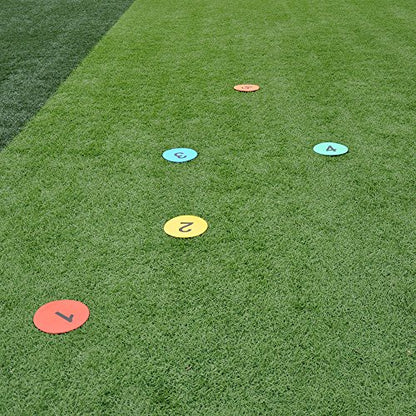 8inch Numbered Floor Spot Markers - style: 1-5