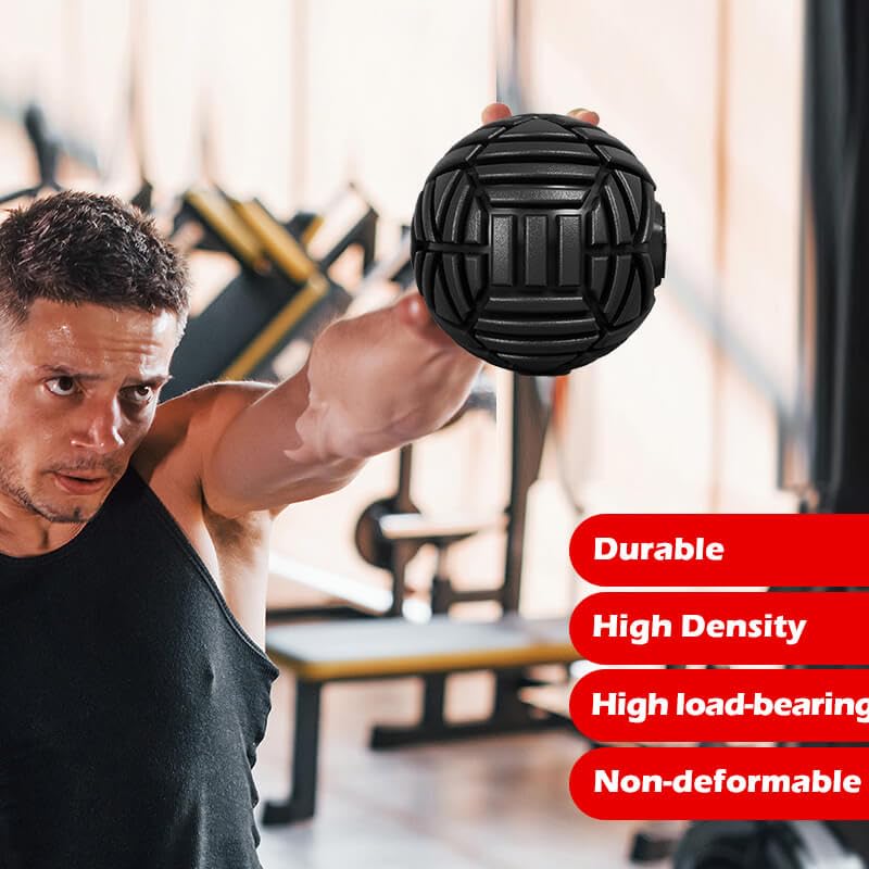 TETOP Fitness Muscle Massage Ball, 3.15in, Therapy Ball for Trigger Point Massage, Trigger Point Ball for Myofascial Release, Mobility Ball for Exercise & Recovery (Blue)