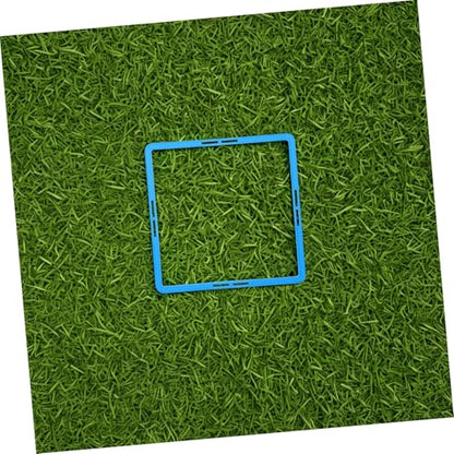 6pcs Portable Soccer Training Rings Agility Squares for Football Speed and Agility Training Equipment Goal Ring Lawn for Football