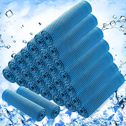 Hosuly 30 Pack Cooling Towels 40"x12" - color: Light Blue