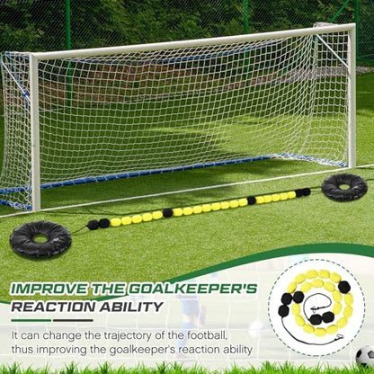 11.8 ft Goalkeeper Deflection Equipment Multiple Different Refraction Angles Reflexes and Agility Single Goalkeeper Training Equipment Line Deflector