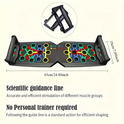 Portable Push Up Board, Strength Training Exercise, Home Workout, Upper Body Fitness, Calisthenics Exercising, Muscle Building.