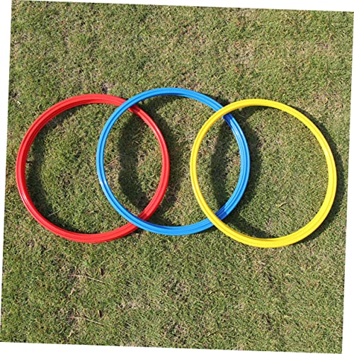 BESPORTBLE Ctr Ring 9pcs Drill Equipment Round Agility Rings Ladder Football Agility Ladder Training Rings Rings Fitness Equipment Training Circle Jumping Hoop Basketball Fitness Ring
