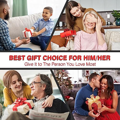 cotsoco Massage Gun Deep Tissue for Pain Relief with 4 Massage Heads & 6 Speeds, Electric Mini Handheld Body Massager for Any Pain Relief, Best Gifts for Dad and Mom - color: Gold