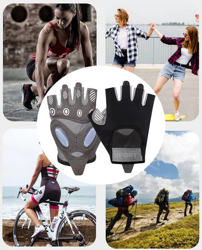 Women Workout Gloves Protection Dumbbell Glove Lightweight Breathable Glove - color: Black, size: Small