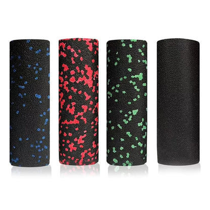 Mini Foam Roller High Density Hollow Muscle Massage Roller Compact Exercise Roller for Yoga Pilates Gym Recovery (Black Blue) - color: Black Blue