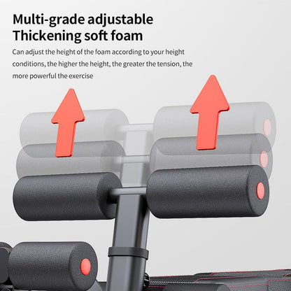 Multi-Functional Roman Chair & Hyperextension Bench – Adjustable Back Extension, Abdominal Workout, Core Strengthener, Home Gym Equipment for Full-Body Training – Foldable & Compact Design