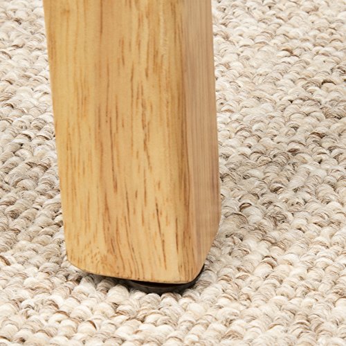 SuperSliders Self-Stick Furniture Sliders for Carpeted Surfaces (4 piece) - 1" Walnut Brown - Round SuperSliders - color: Brown, size: 1", 4 Pack