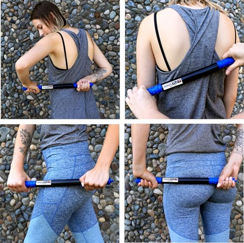 Muscle Roller Massage Stick. Made in USA. Great for Shoulder, Back and Legs Muscle Recovery, Help Relieve Muscle Tightness and Cramps, Relieve Muscle Pain