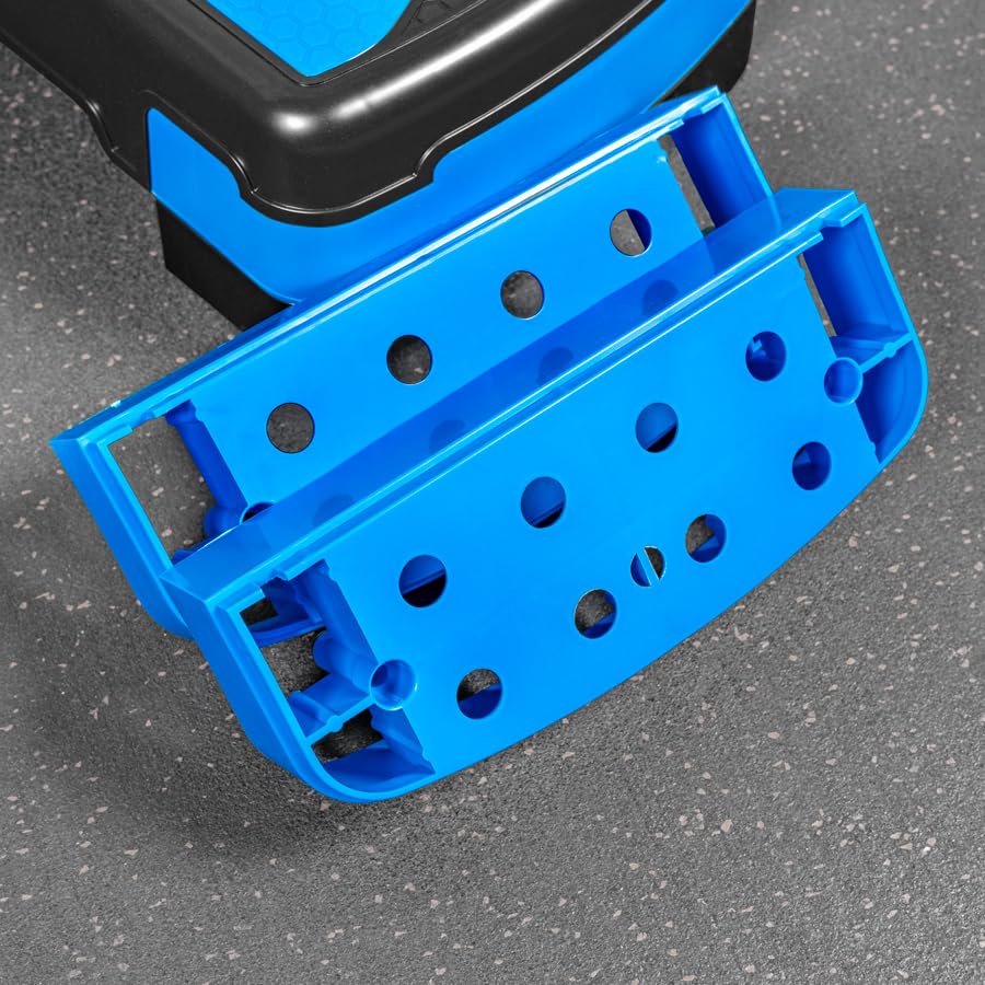METIS Fitness/Exercise Step – Adjustable Height Levels (4in, 6in & 8in) | Aerobic Step - Home Gym Equipment | Step Up Box For Exercise | [2 Color Options]