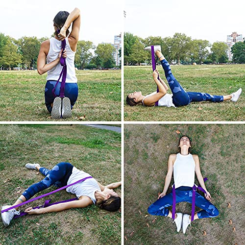 Yoga Mat Set for Beginners,Yoga Mat with Carrying Strap,Yoga Blocks 2 Pack with Yoga Strap,Yoga Ball,Ankle Puller,11-Piece Yoga Kits and Sets for Beginners,Yoga Starter Kit for Women Men