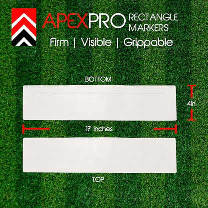 Sports Flat Rectangular Markers for Training (Sets of 8, 12 and 16) Training Equipment for Coaches of Soccer, Football, Basketball, Baseball, Lacrosse and More!