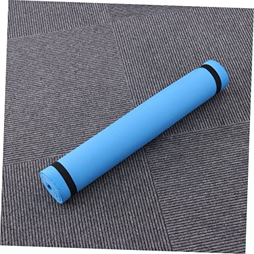 Portable Yoga Mat for Outdoor Exercise for Hot Yoga Pilates Aerobics and Stretching Routines Lightweight Comfortable and Odorless Blue