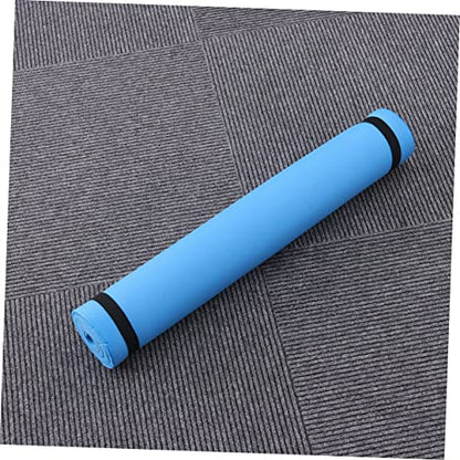 Portable Yoga Mat for Outdoor Exercise for Hot Yoga Pilates Aerobics and Stretching Routines Lightweight Comfortable and Odorless Blue