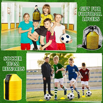 Hanaive Mini Soccer Cones for Agility Drills, 5 Inch - color: Yellow