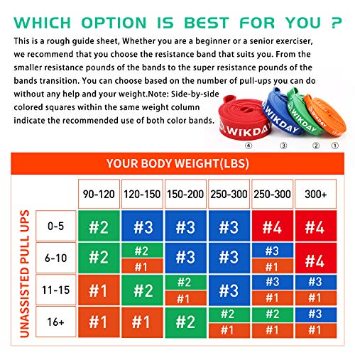 Resistance Bands for Working Out, Exercise Bands, Workout Bands, Pull Up Assistance Bands for Body Stretching Training Physical Therapy Muscle Training for Men & Women