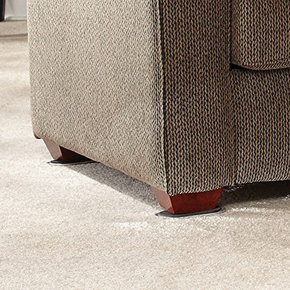 Super Sliders Reusable Furniture Slider Movers for Carpet– Quickly and Easily Move Any Item, 9-1/2” x 5-3/4” Large and 3-1/2” x 6” Small Combo Pack (8 Pieces)
