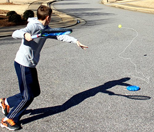 Tourna Fill & Drill Tennis Trainer, The Original Patented Water-Filled Base Tennis Trainer - color: Multi