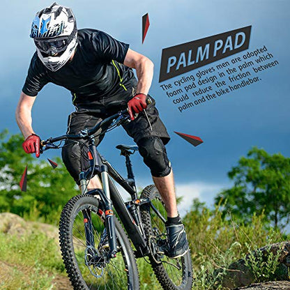 Cycling Gloves for Men and Women Mountain Bike Gloves for Bike Riding Mountain Bicycle Dirtbike Motorcycle BMX MTB Motocross Racing