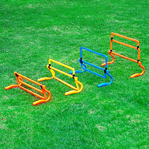 BESPORTBLE Removable Training Hurdles, Agility Ladder Speed Training Equipment, Soccer Training Agility Hurdles(Yellow) - color: Orange