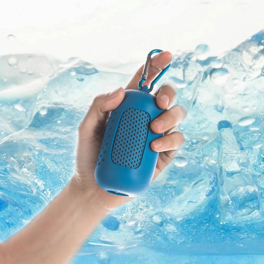Blue Cooling Towel Quick Dry Microfiber Sports Towel 35"x12" - color: Blue, size: 35"X12"