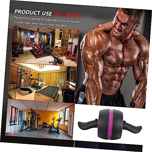 Exercise Equipment Wheel er Shoulder Workout Equipment Portable Pad Machine Rack Accessories Arm - color: Purple