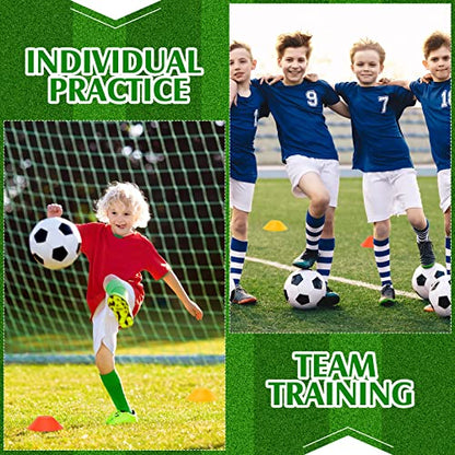 Hanaive Mini Soccer Cones for Agility Drills, 5 Inch - color: Orange,Yellow