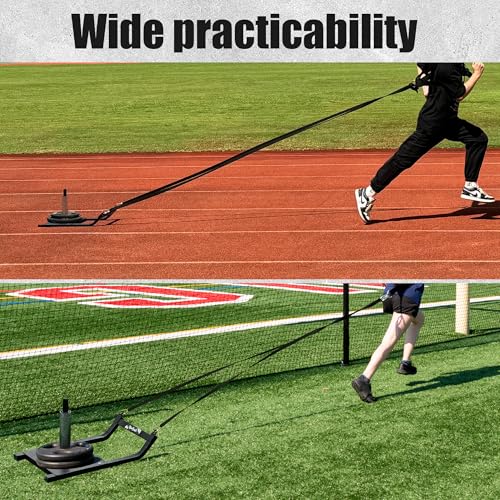 GanFindX Workout Weight Sled for Speed & Athletic Strength Training - color: Gray
