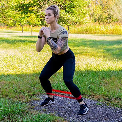 Mini Resistance Loop Bands | Rehab and Prehab Stretch Bands | 12" Exercise Workout Bands (Sets of 5 Pack and Sets of 10 Pack Trainer Options Available!) - color: Medium 10 Pack (2" x 12")