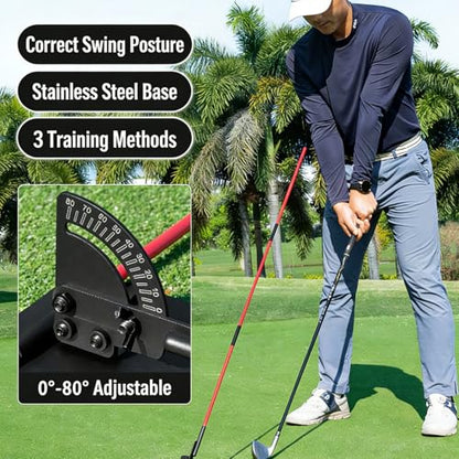 Golf Alignment Rod Golf Training Stick for Putting and Golfs Swing Drills Steel and Fiberglass Construction Swing Trainer