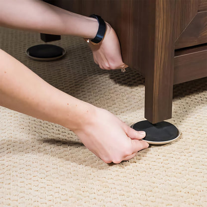 Gatuida 8Pcs Furniture Sliding Aid Pads Durable Non Slip Furniture Sliders for Easy Moving of Cabinets Chairs and Tables for Smooth Movement Carpets