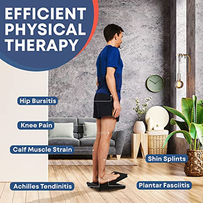 Adjustable Slant Board for Calf Stretching - Calf Stretcher Slant Board