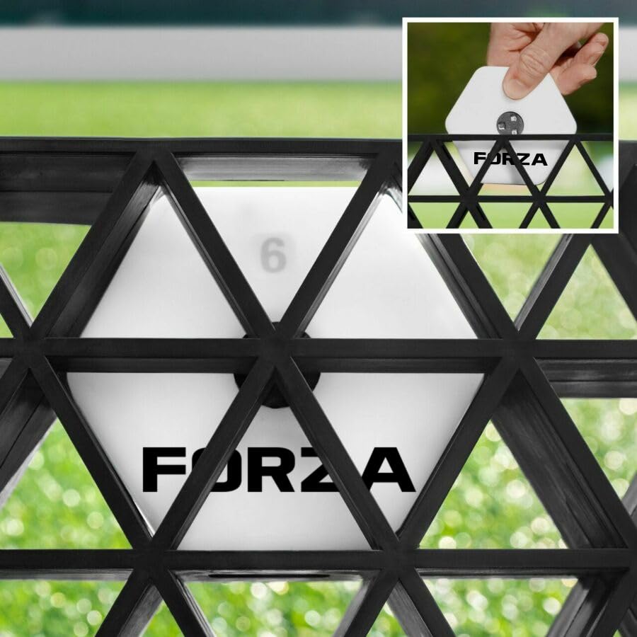 FORZA METIS x RapidFire Interactive Wave Rebound Boards | Reaction Soccer Training Equipment with App-Enabled Lights - Improve Speed, Agility, and Ball Control - size: XL (46In x 12.5In), style: 2x Lights & 2x Boards