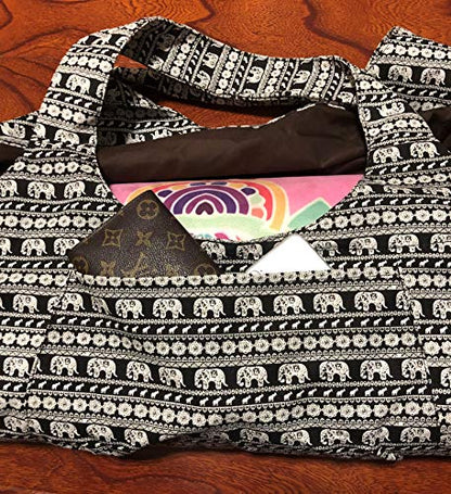 Aozora Yoga Mat Bag Large Yoga Mat Tote Sling Carrier with Pockets Fits Mats with Multi-Functional Storage Pockets Light and Durable
