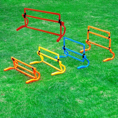 KESYOO Detachable Soccer Training Hurdles Red Agility Equipment Mini Exercise Obstacles Indoor Outdoor Speed Training Accessories - color: red