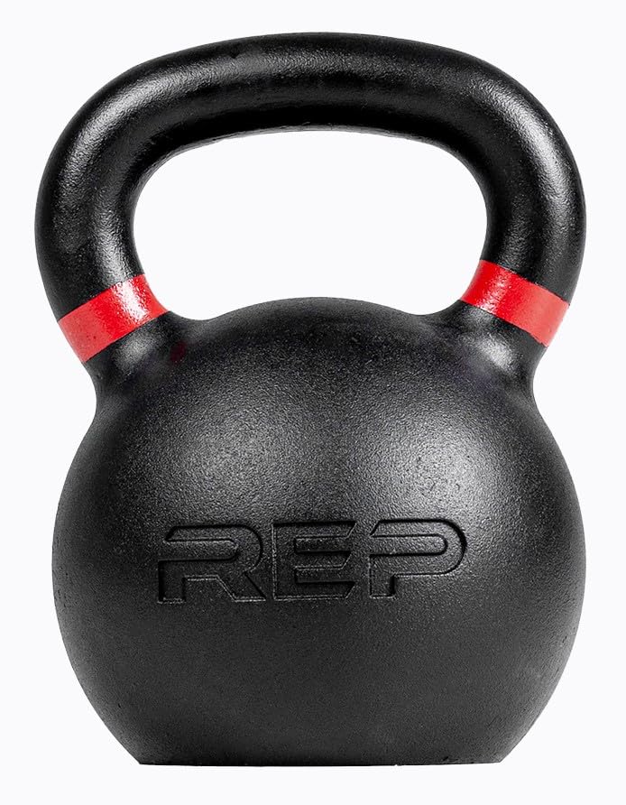 REP Fitness Kettlebell Set and Singles, 4kg to 24kg, 9lb to 53lb Weight Range, Cast Iron, Strength Exercise Training, Home Gym, Power Workout Equipment, Free Weights, Dumbbell Alternative - style: 32 kg