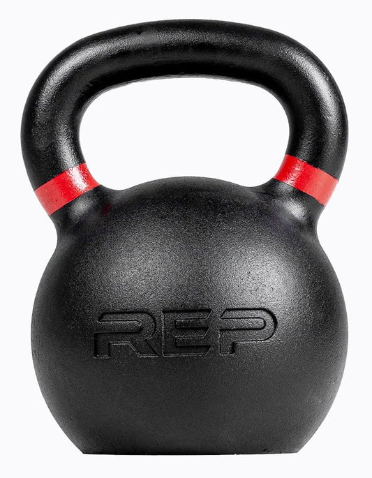 REP Fitness Kettlebell Set and Singles, 4kg to 24kg, 9lb to 53lb Weight Range, Cast Iron, Strength Exercise Training, Home Gym, Power Workout Equipment, Free Weights, Dumbbell Alternative - style: 32 kg