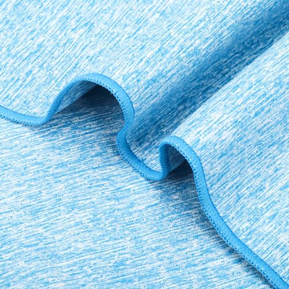 3 Pack Microfiber Gym Towel Quick Dry Sweat Towels Women Men Lightweight Running Cycling Fitness Hiking Tennis Exercise Outdoor Sports Towel(3 Pack(Blue)) - color: 3 Pack(blue)