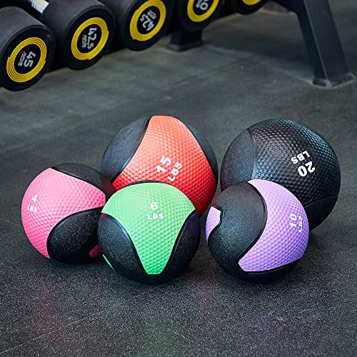 Fitvids Slam Medicine Wall Balls Workout Exercise Fitness Weighted Balls for Cross Training, Strength and Conditioning Exercises, Cardio and Core Workouts