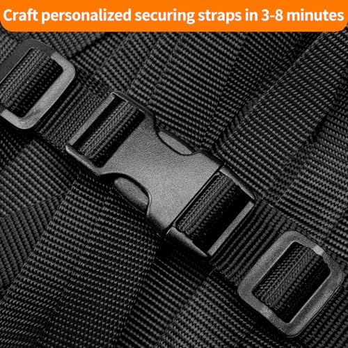 BEYOURD 3/4" Buckles and Straps Set: 6 Yards of Thick Nylon Webbing, 6-Pack Quick Side Release Adjustable Plastic Buckles, 12 Tri-Glide Slide Clips(3/4 Inch Combo Set) - style: 3/4" Combo Set